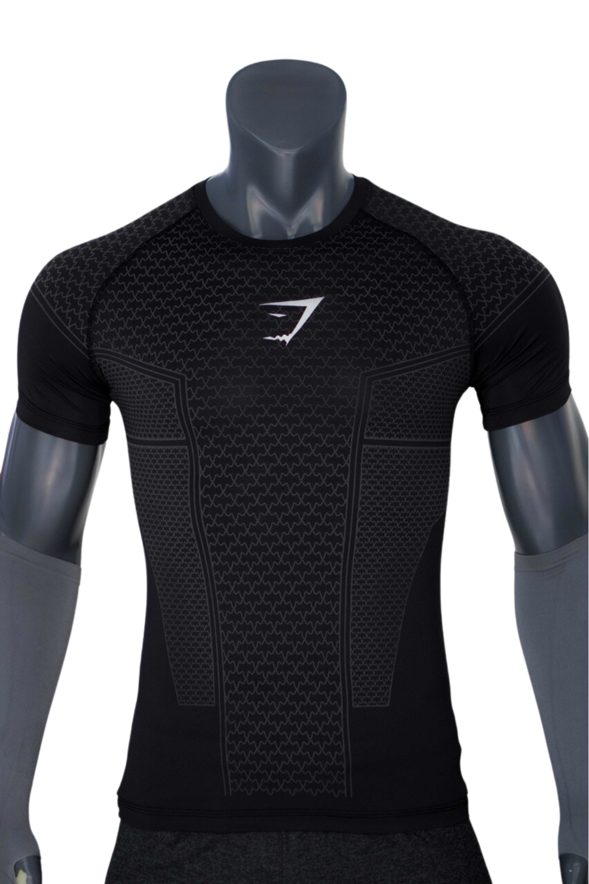 Áo tập gym body fit SHARK độc quyền Belo mã A-099 màu đen