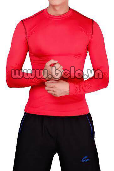 Áo lót body thể thao cao cấp màu đỏ AL001