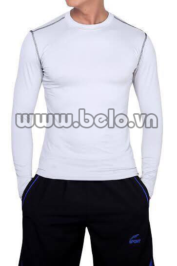 Áo lót body thể thao cao cấp màu trắng AL004