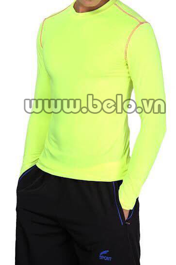 Áo lót body thể thao cao cấp màu vàng AL006