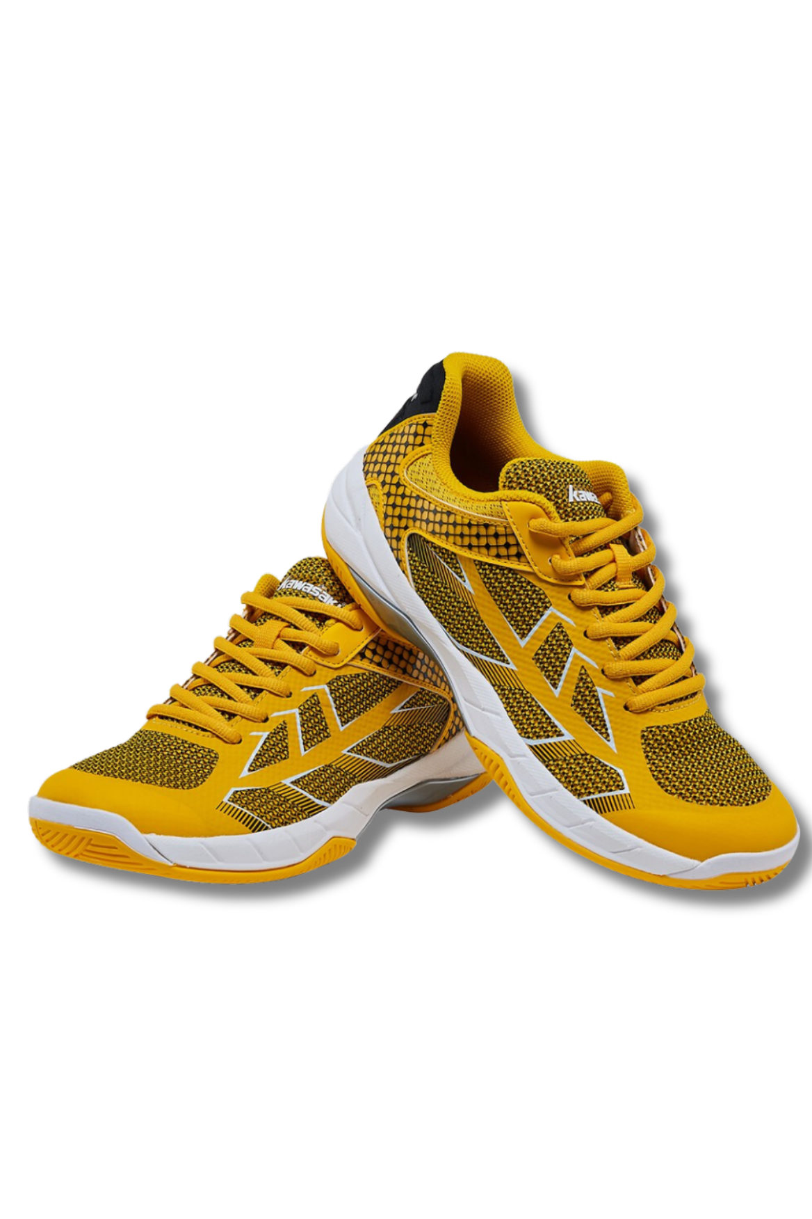 Giày cầu lông bóng chuyền kawasaki K358 màu vàng