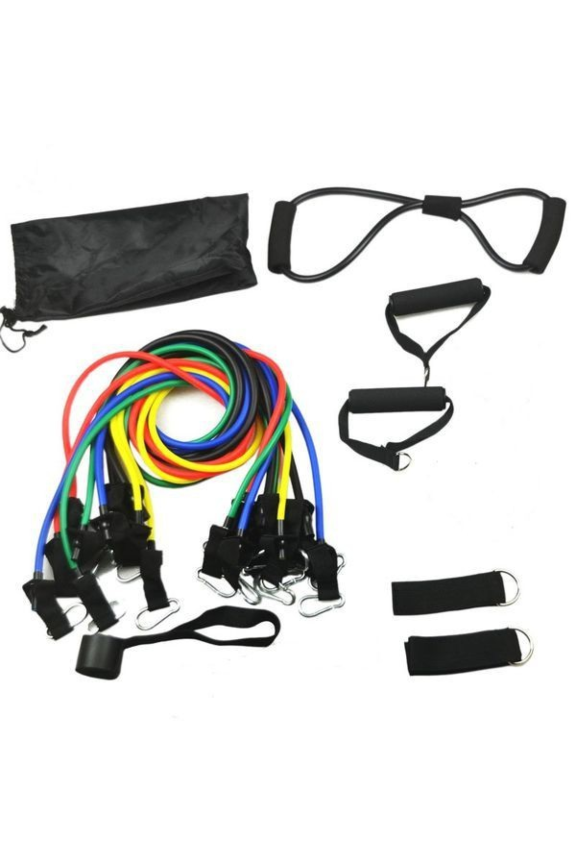 Dây đàn hồi ngũ sắc tập thể hình cơ vai, tay, ngực