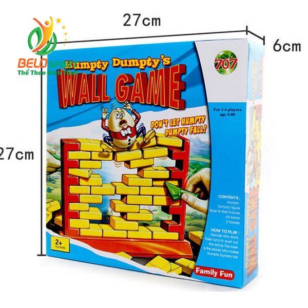 Trò chơi Board Game BG1005 Cậy Gạch - Humpty Dumpty's Wall Game tại Belo Sport