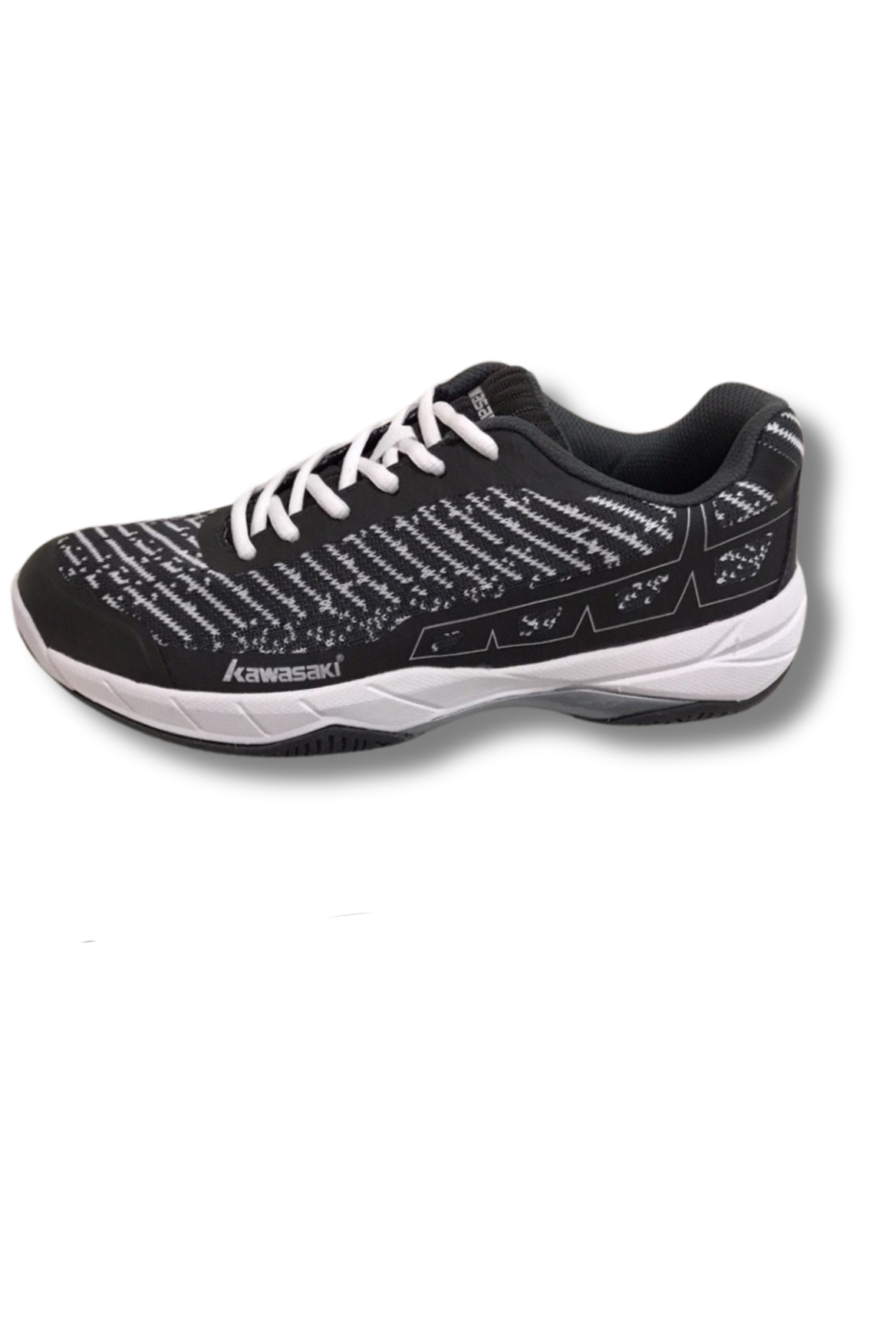 Giày cầu lông, bóng bàn, bóng chuyền Kawasaki K353 màu đen xám