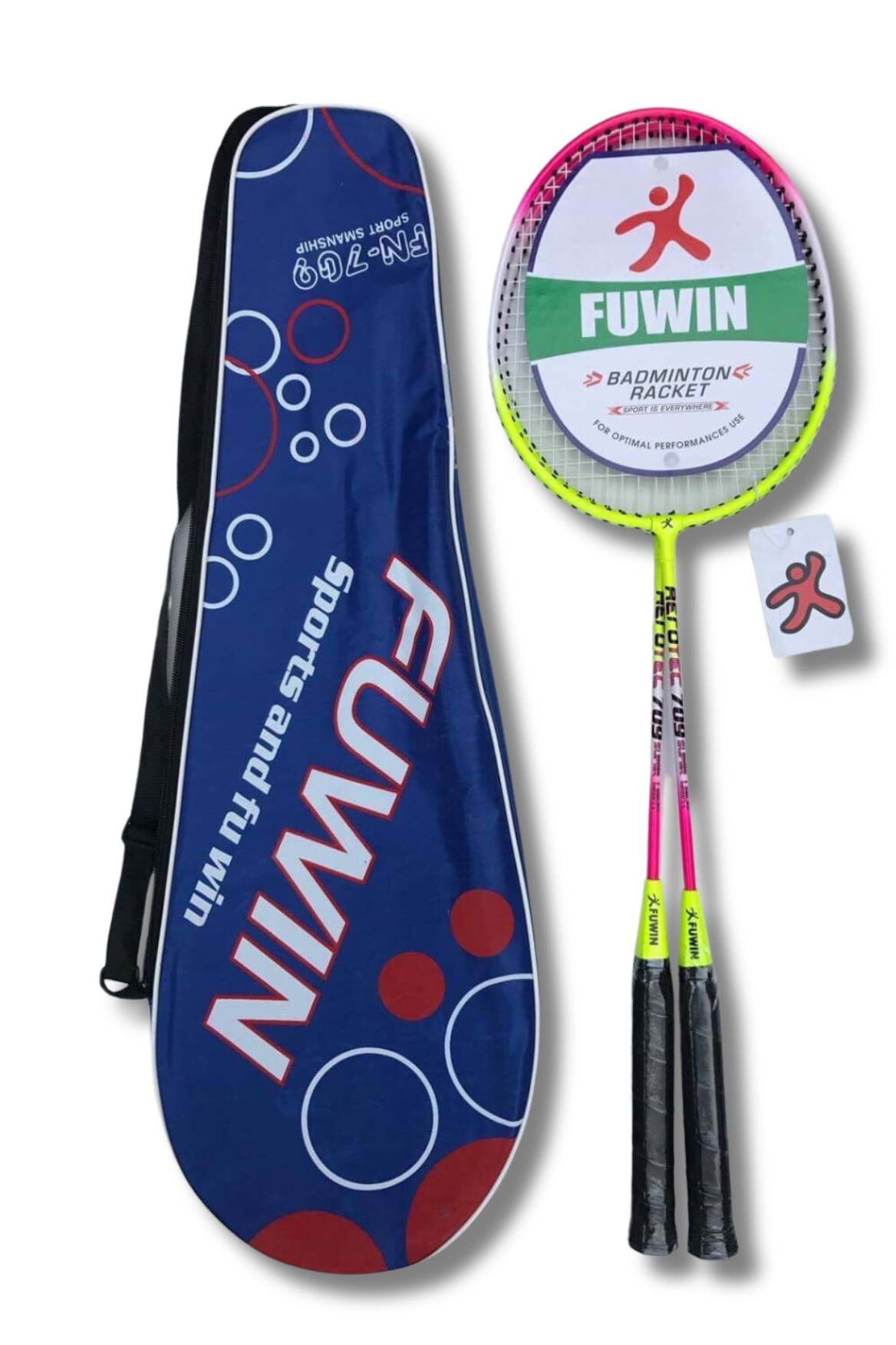 Vợt cầu lông học sinh cặp siêu nhẹ giá rẻ Fuwin 709