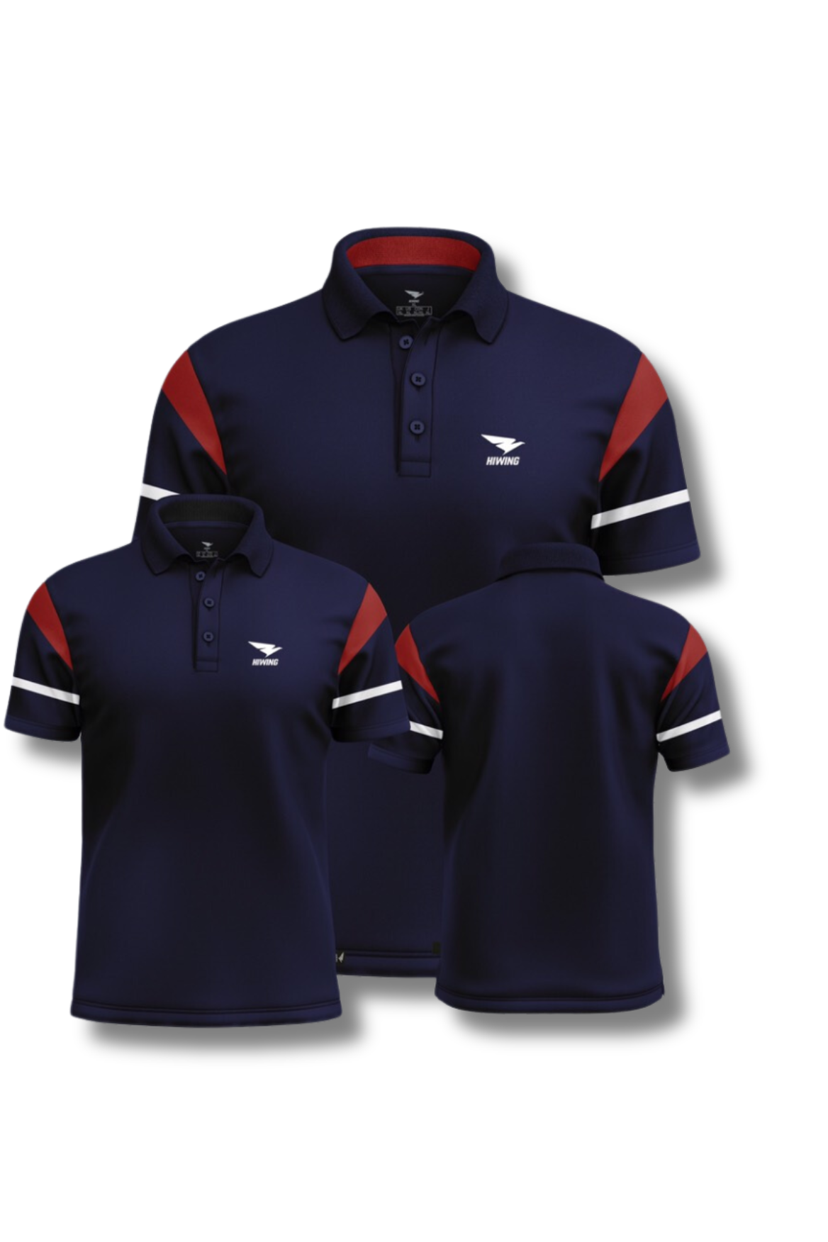 Áo cầu lông Nam Thể Thao Hiwing galaxy màu xanh đen