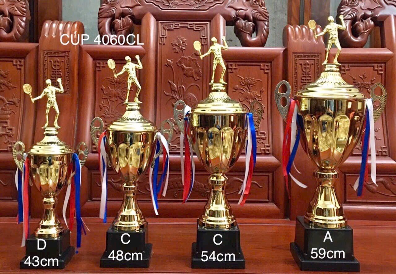Cúp cầu lông Vàng 4060CL