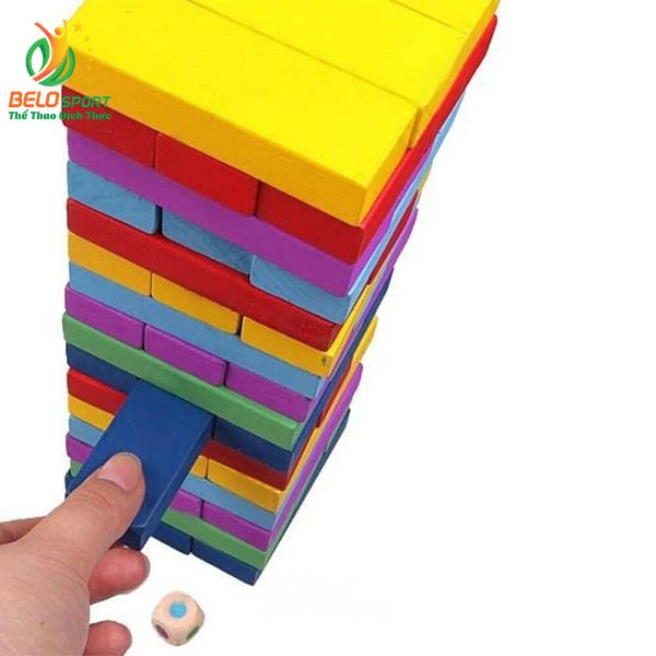 Đồ chơi Board Game BG1040 Rút Gỗ Jenga Màu	Giá rẻ tại Belo Sport