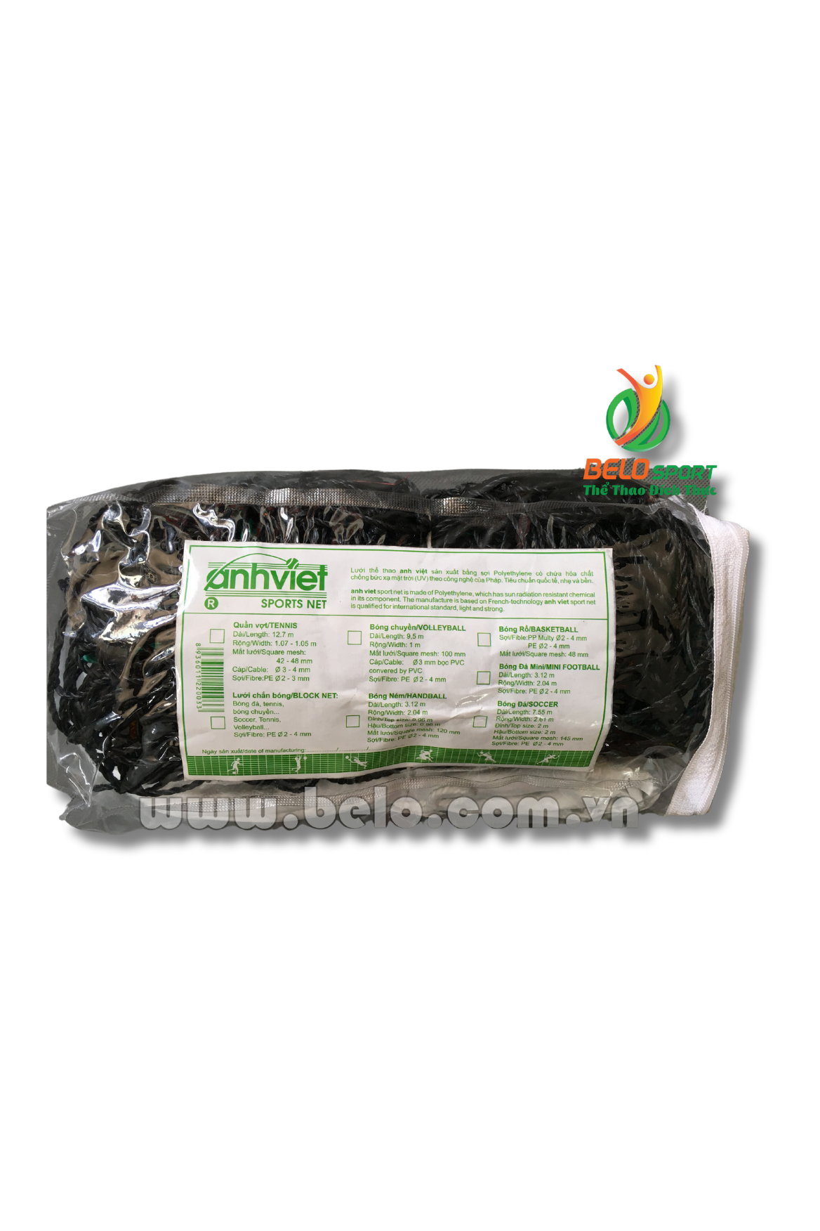 Lưới bóng chuyền không cáp Anh Việt