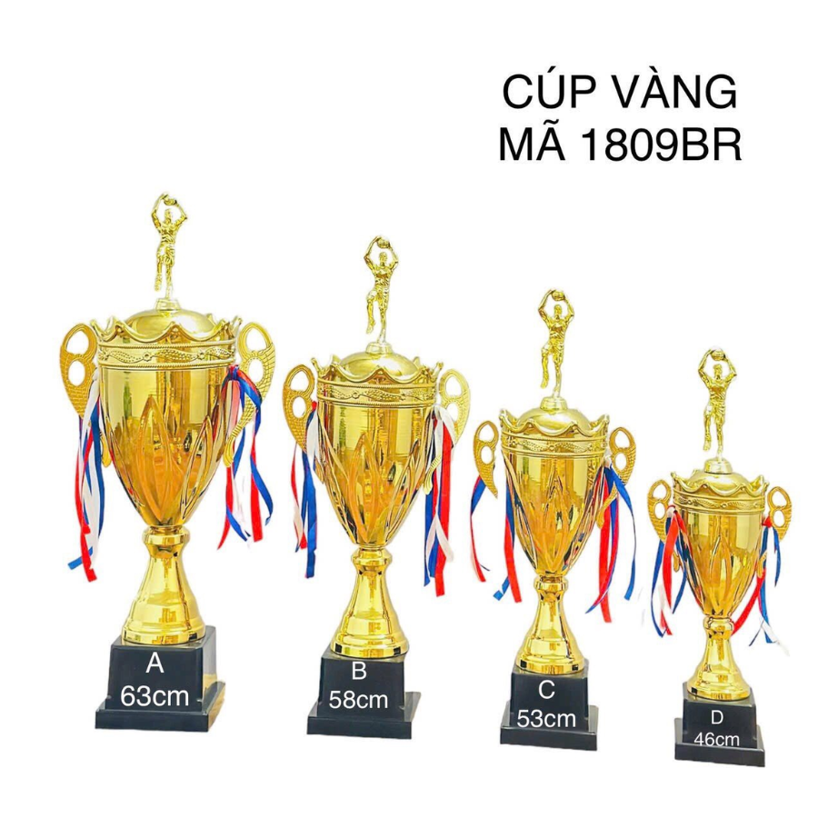 Cúp bóng rổ Vàng 1809BR