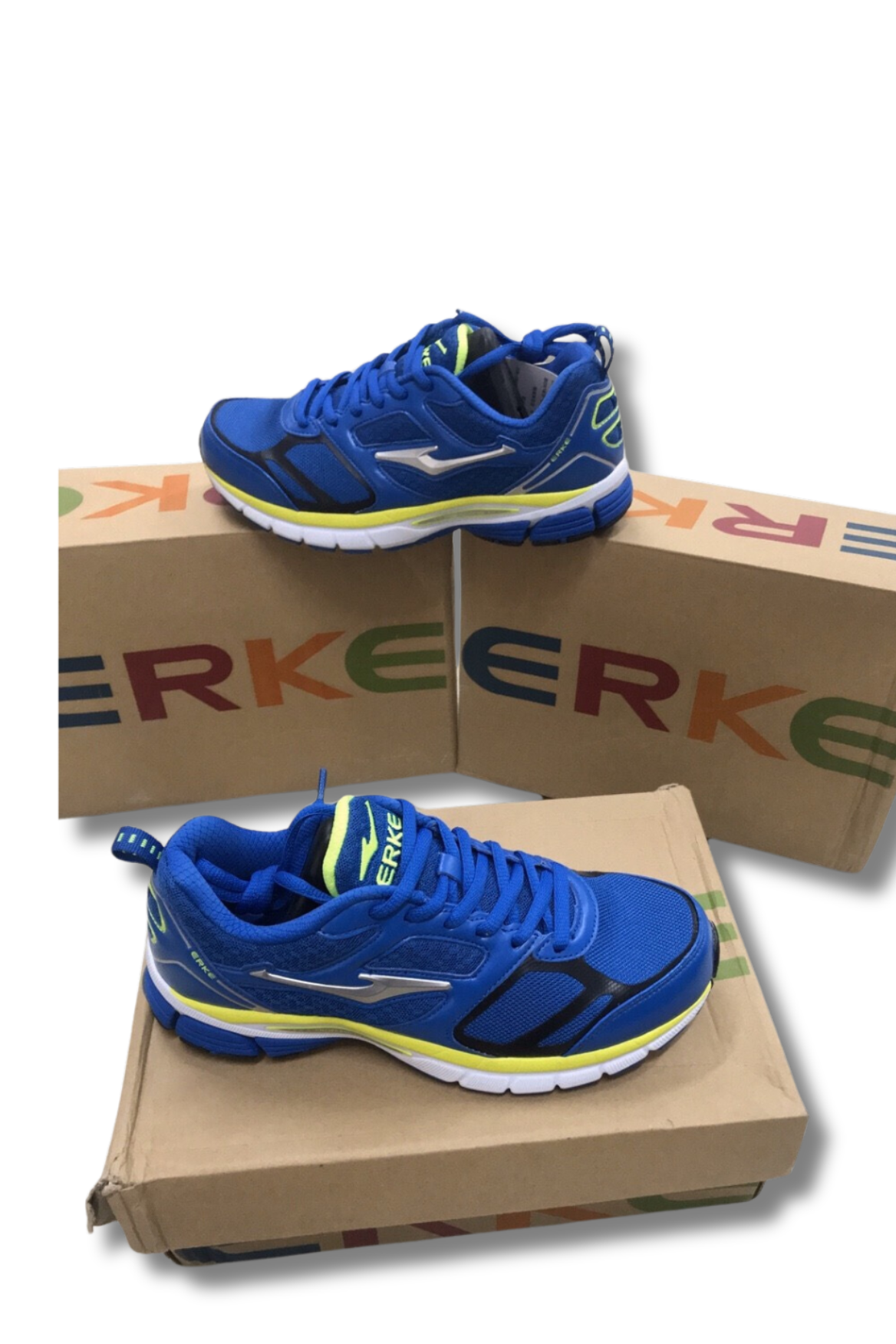 Giày bóng chuyền, cầu lông Eker chính hãng màu xanh