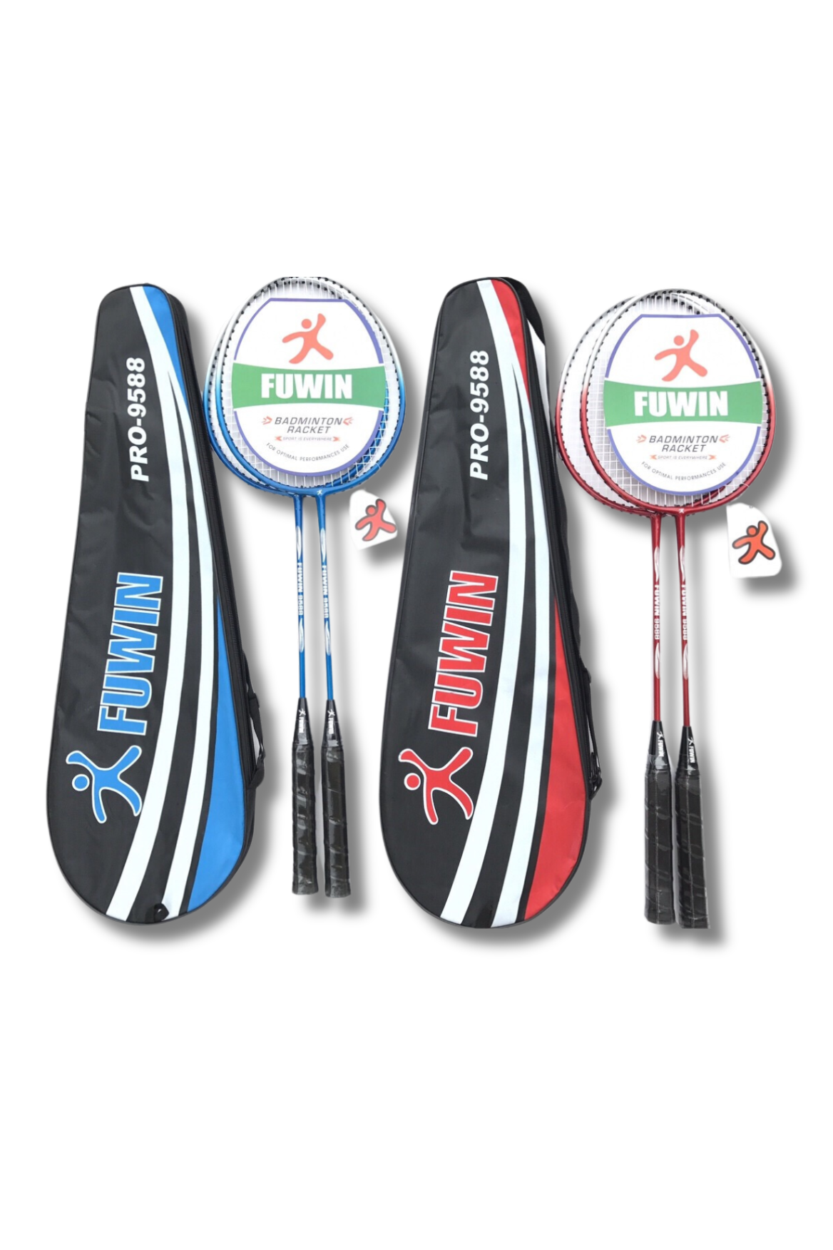 Vợt cầu lông học sinh cặp siêu nhẹ giá rẻ Fuwin 9588