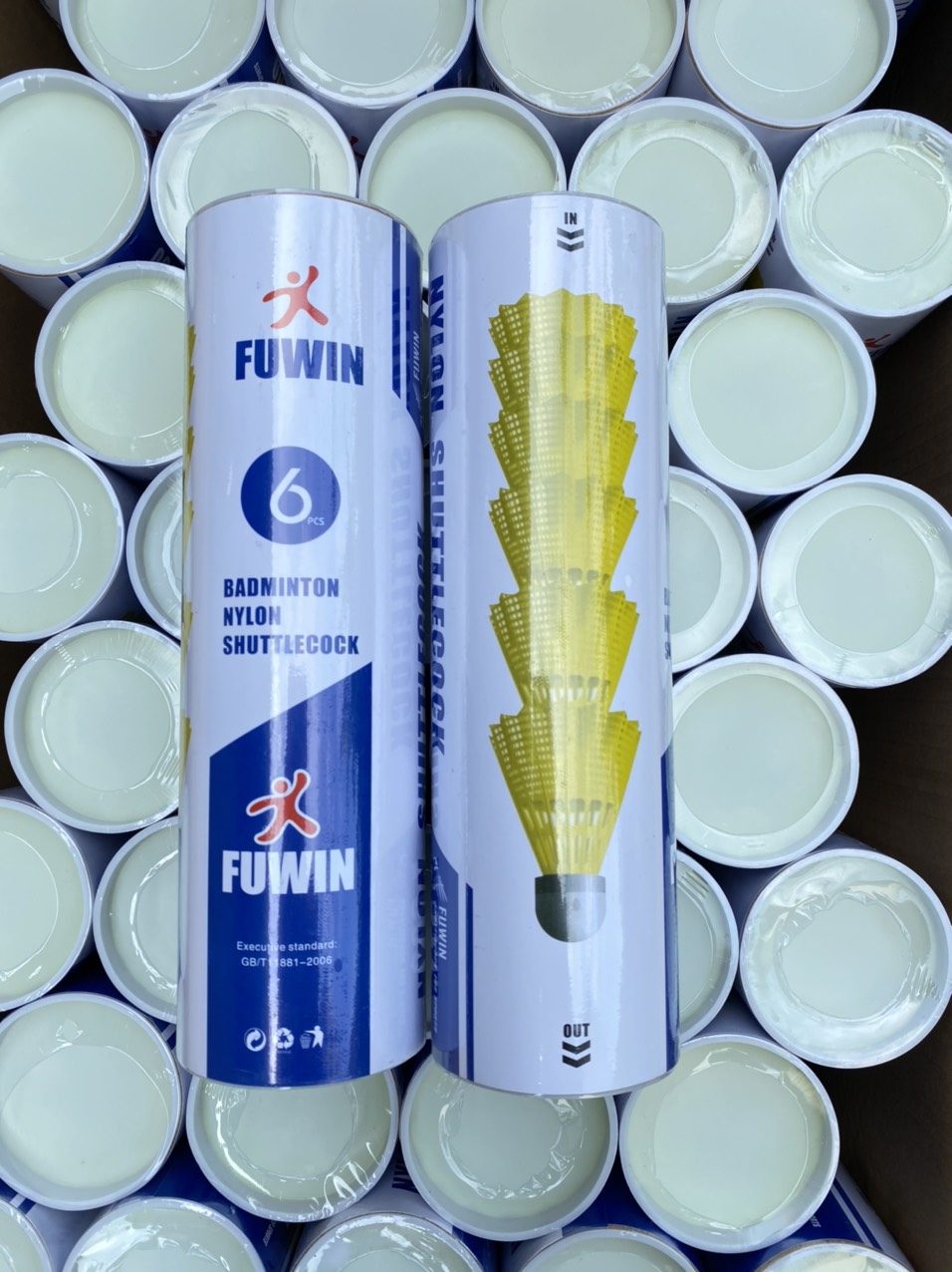 Quả cầu lông fuwin F600 nhựa 6 quả