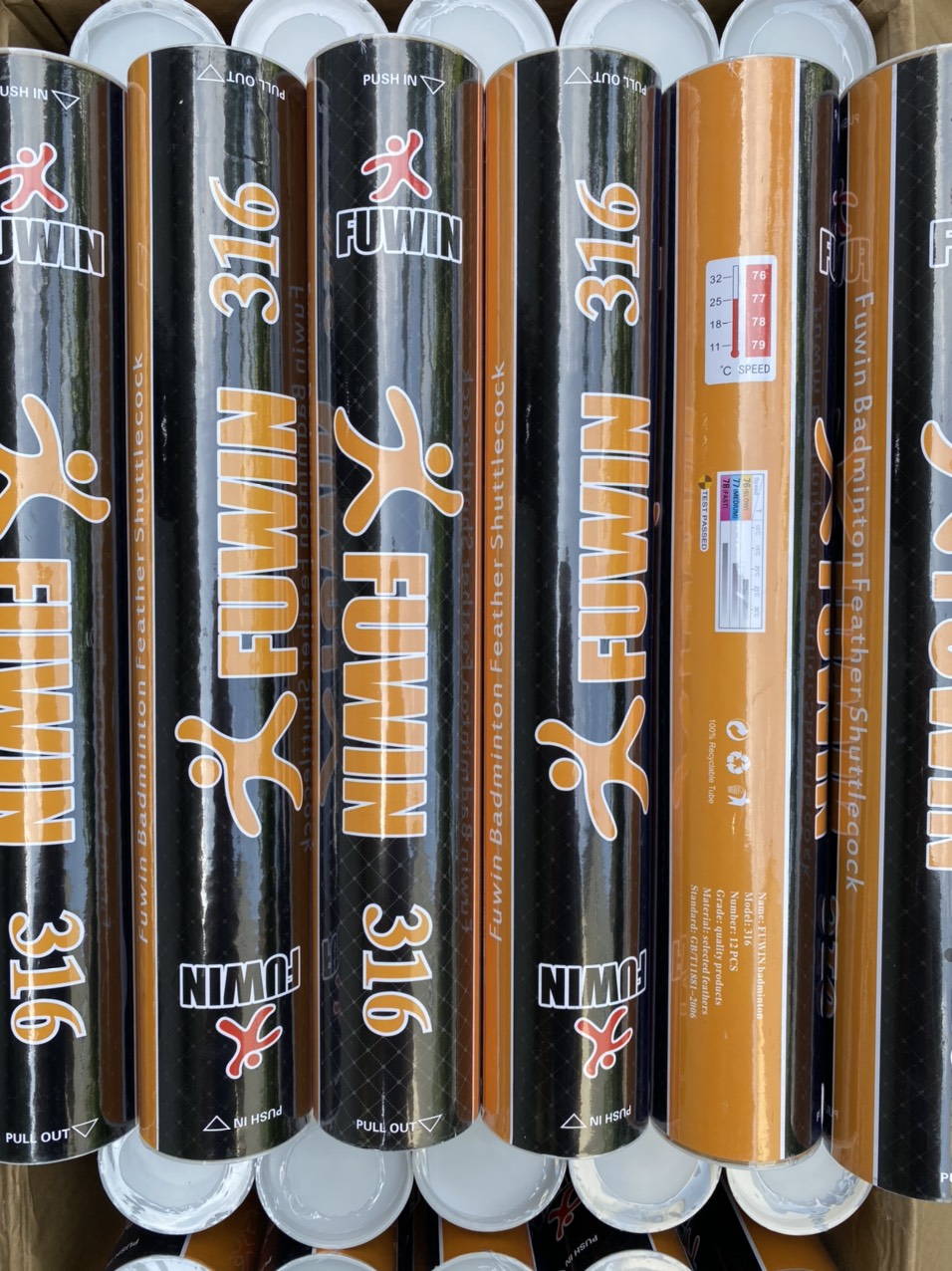 Quả cầu lông fuwin F316 12 quả