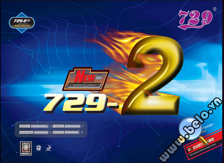 Mặt vợt bóng bàn 729-2 thi đấu