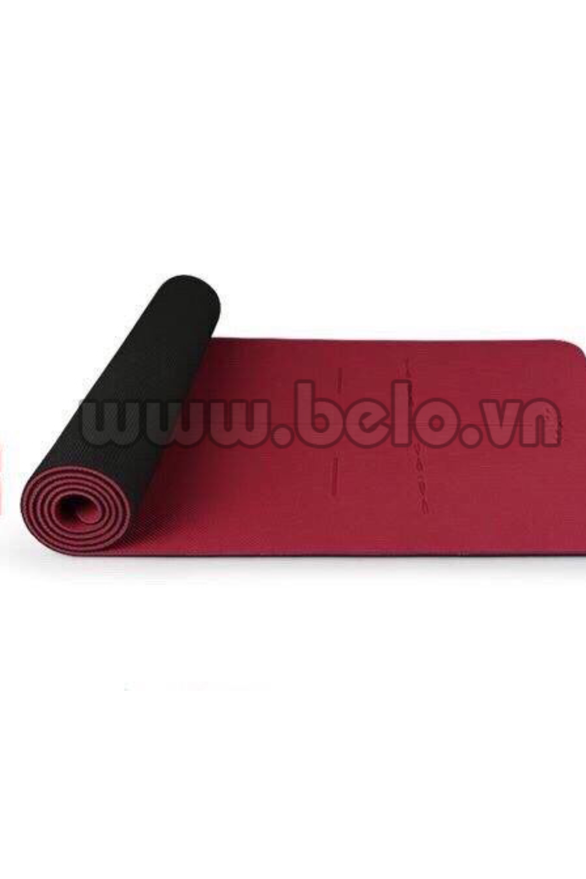 Thảm tập yoga HATHA chính hãng cao cấp màu đỏ đô