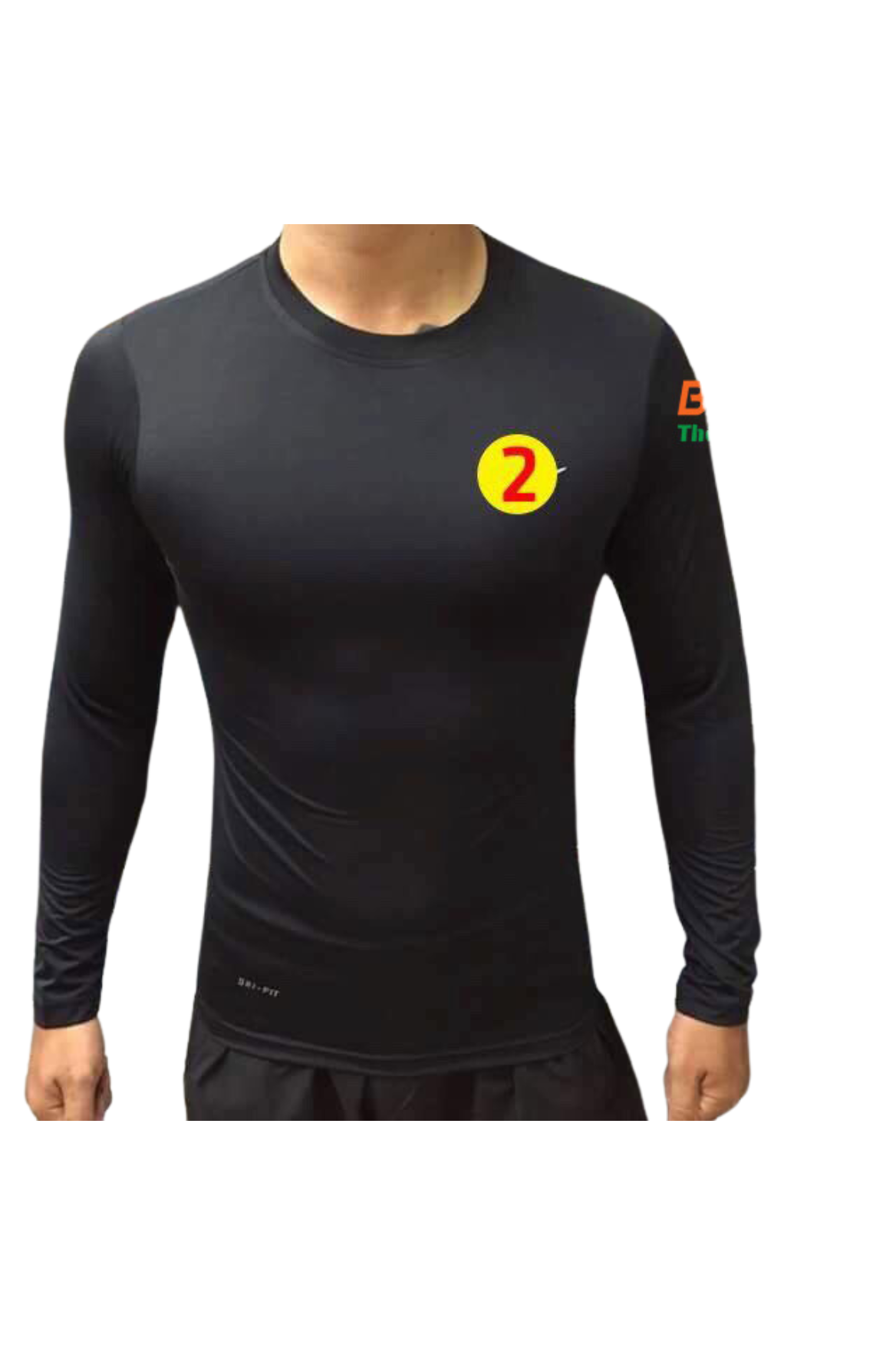 Áo Lót Body Bóng đá Cao Cấp Thun Thái Co Giãn 4 chiều Màu Đen Số 2