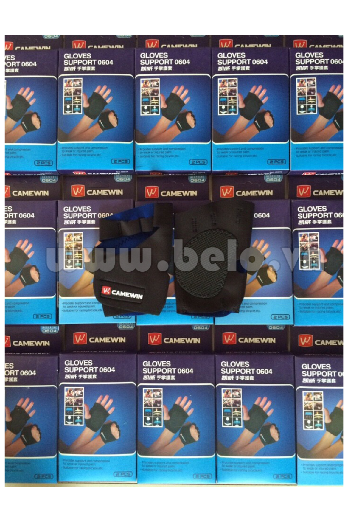 Găng tay tập tạ, găng tay tập gym Gloves support 0604