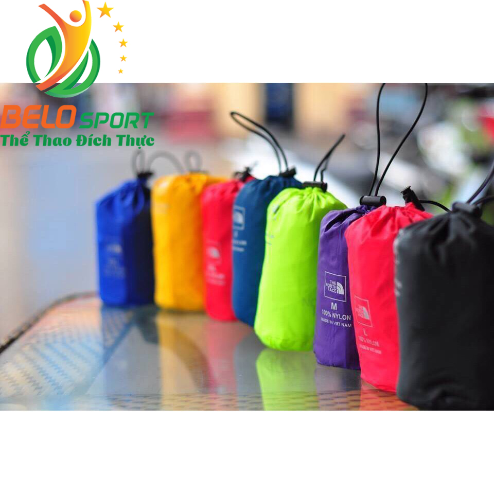 Áo khoác gió 2 lớp cao cấp chống nước màu đỏ