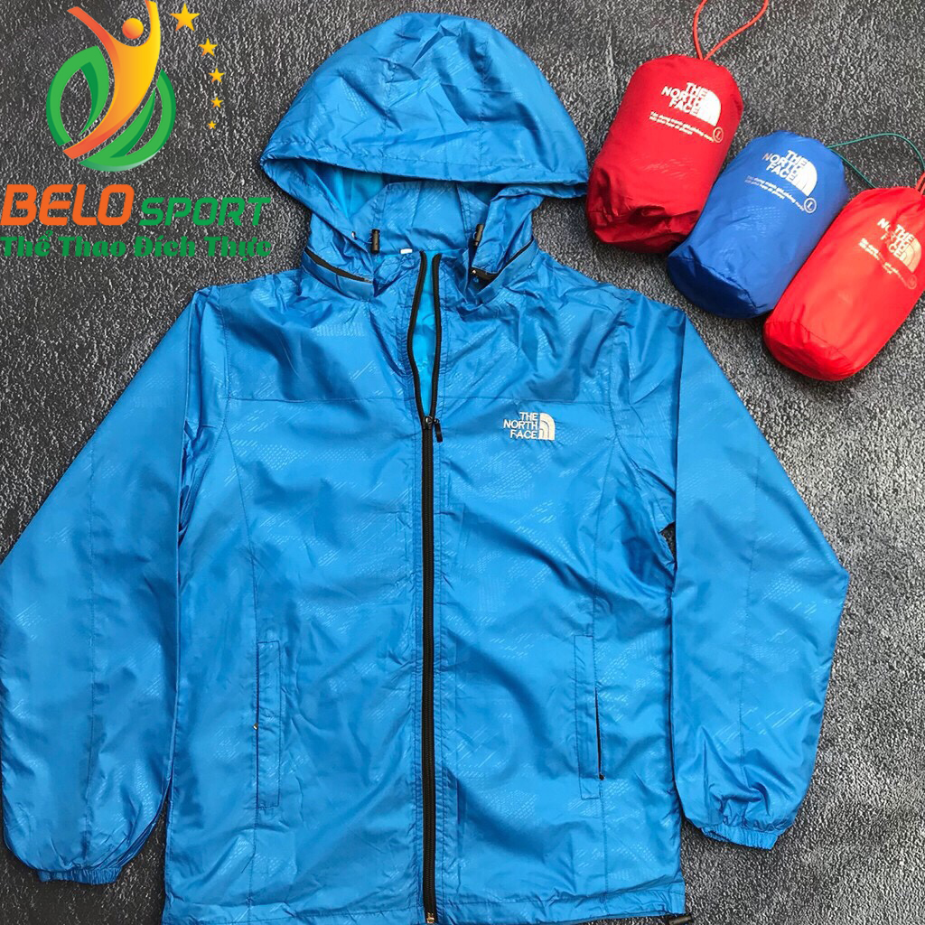 Áo khoác gió 2 lớp cao cấp chống nước màu xanh ngọc