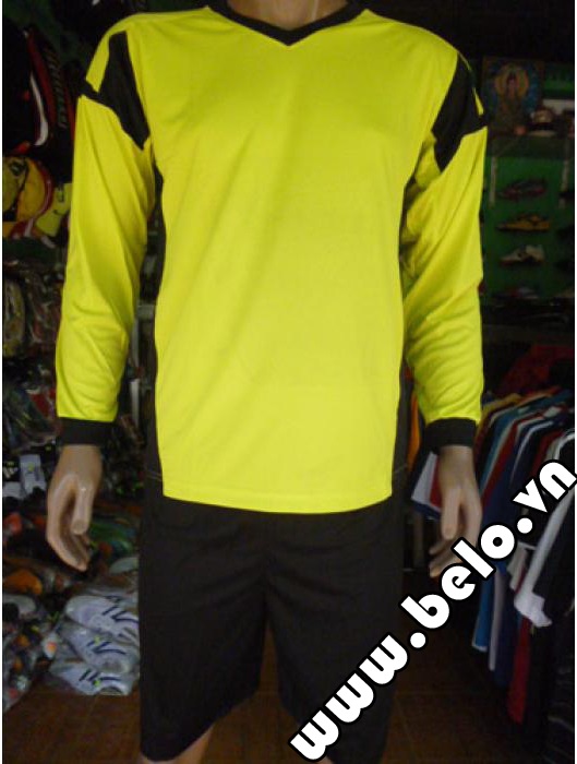 Áo thủ môn bóng đá giá rẻ màu vàng pha đen ATM04