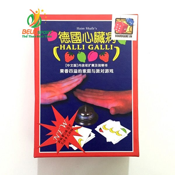 Trò chơi Board Game BG1015 Bài Hoa Quả Halli Galli	tại Belo Sport