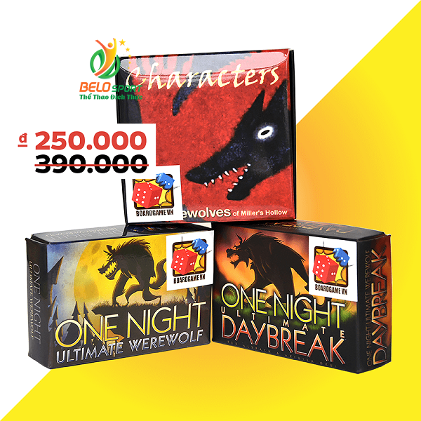 Board Game CBBG09 Combo Ma Sói 3 bộ Giá rẻ tại Belo Sport