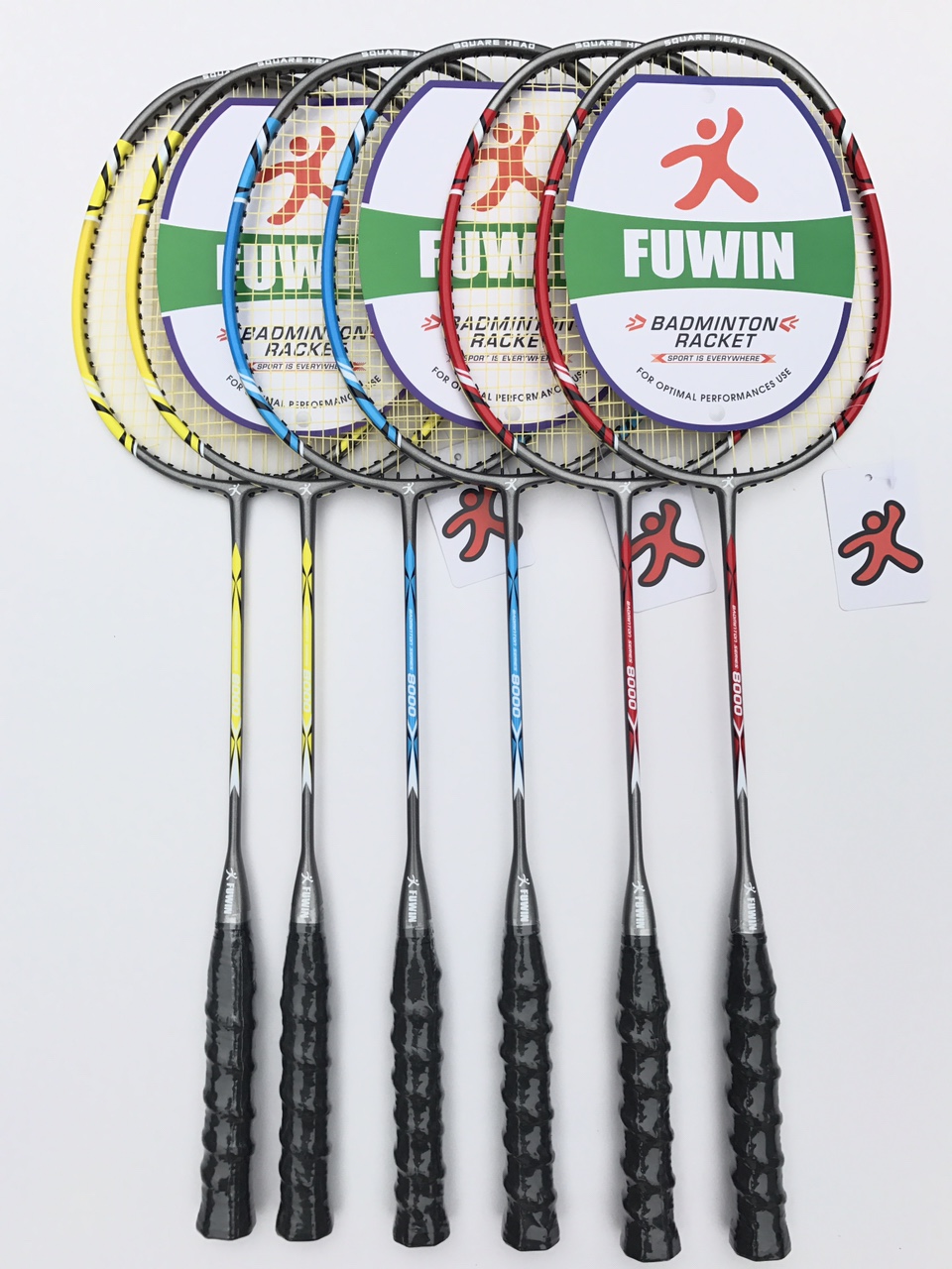 Vợt cầu lông học sinh cặp siêu nhẹ giá rẻ Fuwin 8000