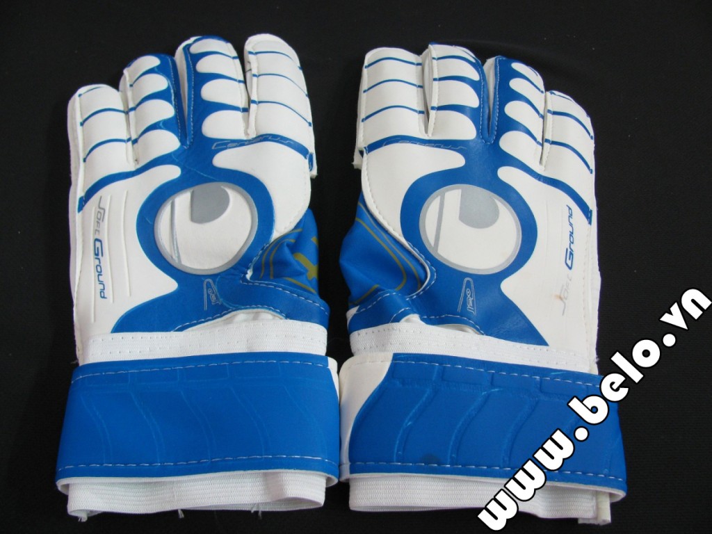 Găng tay thủ môn chính hãng GTM0008 xương cá xanh biển