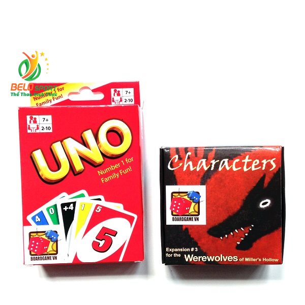 Board Game CBBG18 Combo Ma Sói Characters & Uno Giá rẻ tại Belo Sport