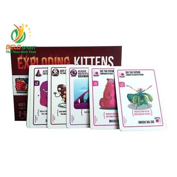 Trò chơi Board Game BG1012 - Mèo Nổ Bản Mở Rộng #1 Defending Kittens	tại Belo Sport