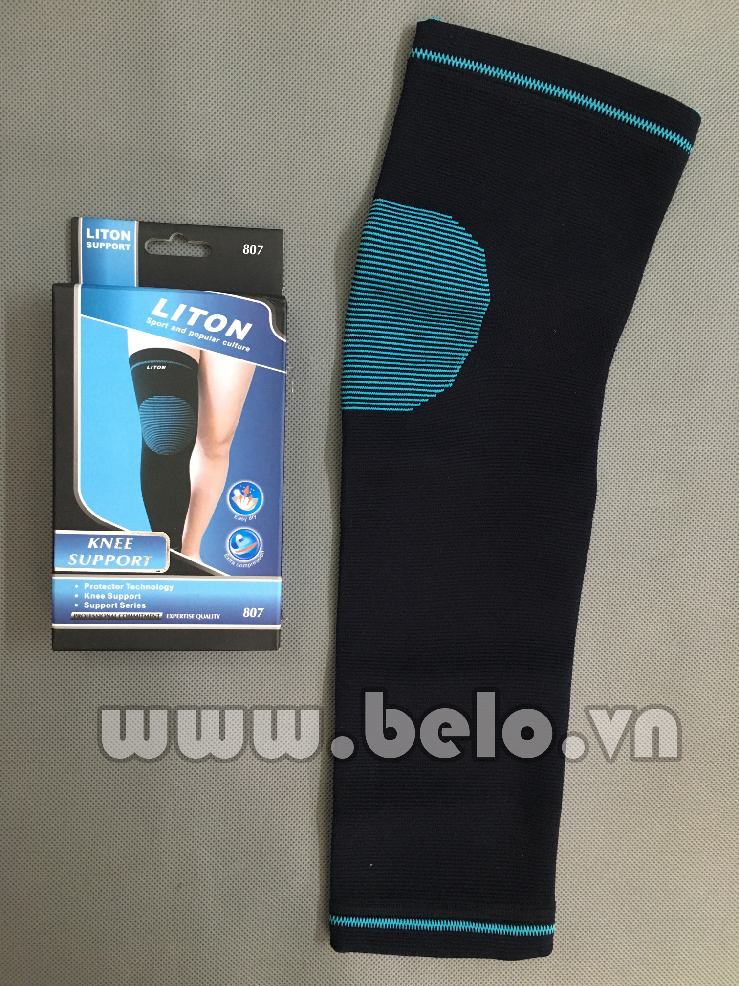 Bảo vệ đầu gối dài bóng chuyền, bịt gối bóng đá dài Liton