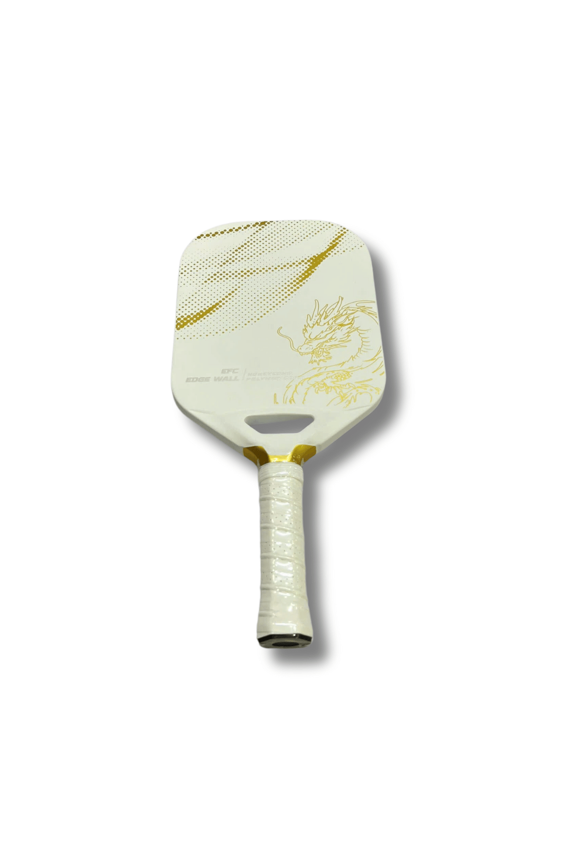 VỢT PICKLEBALL CARBON  ÉP LIỀN KHỐI JSRG MÃ 131 (3K) MÀU RỒNG TRẮNG