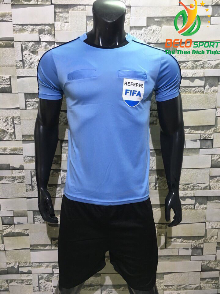 Áo Trọng Tài FiFa 2018 màu xanh da