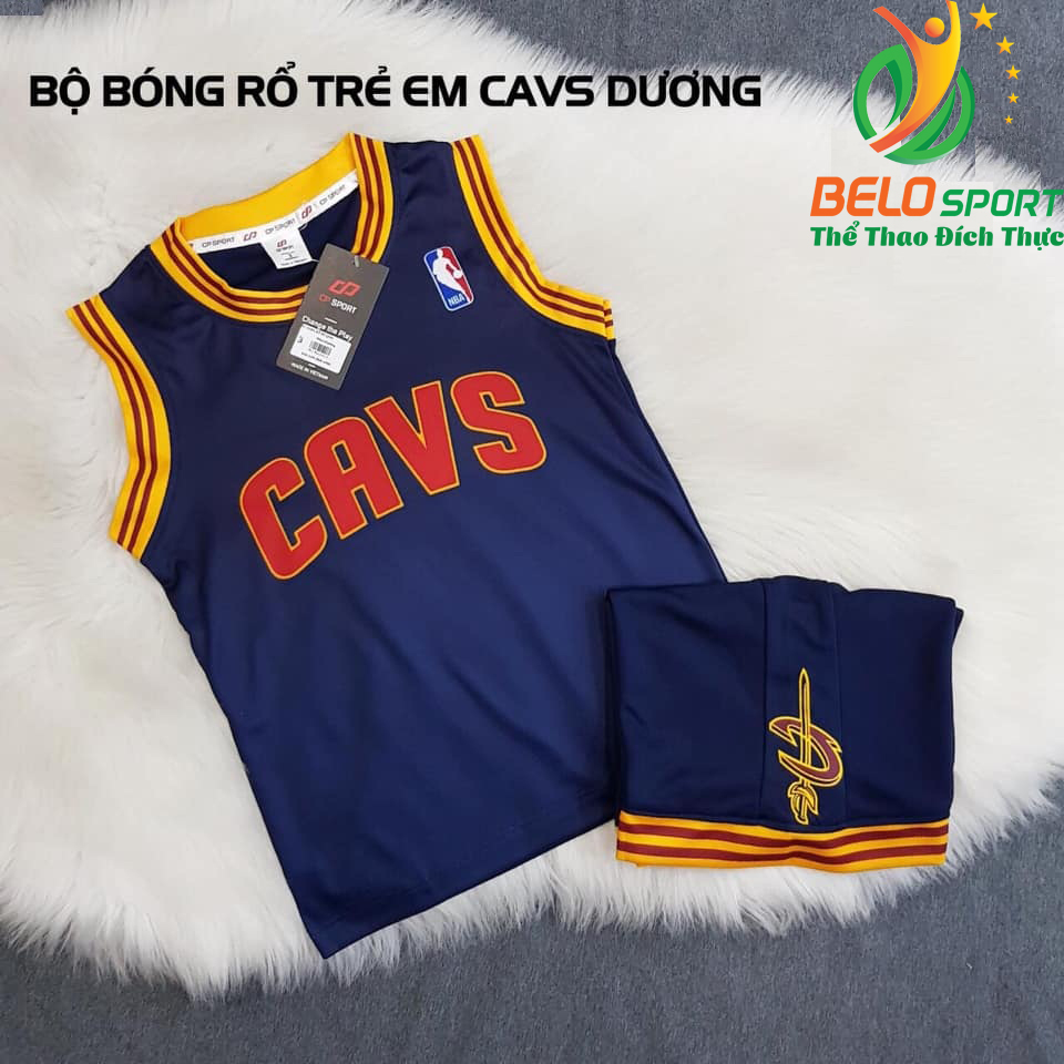 Áo bóng rổ trẻ em CLB CAVS tím than giải NBA nhà nghề