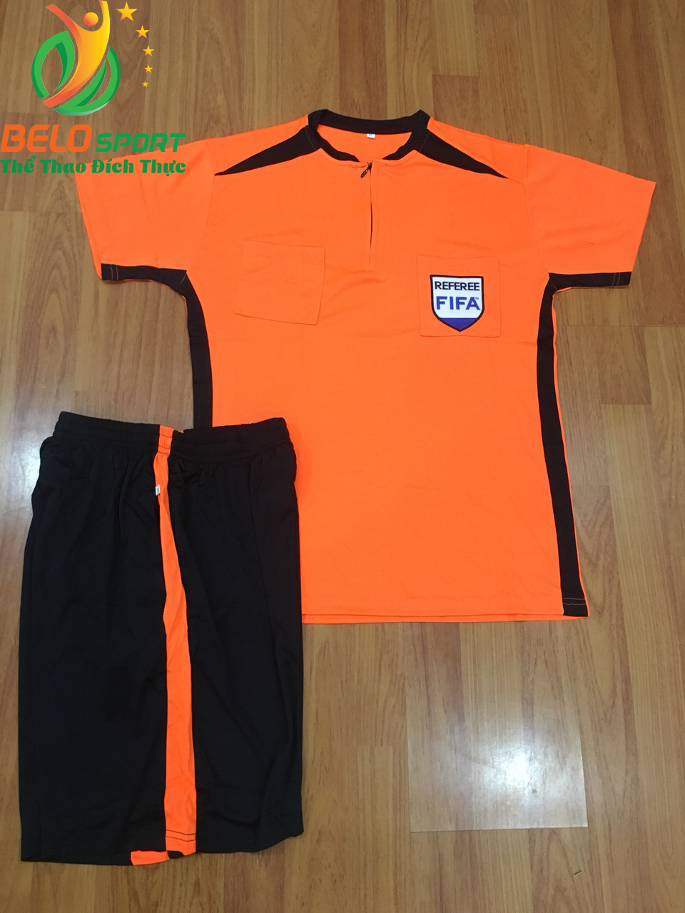 Áo Trọng Tài FiFa 2019 mã 068 màu cam