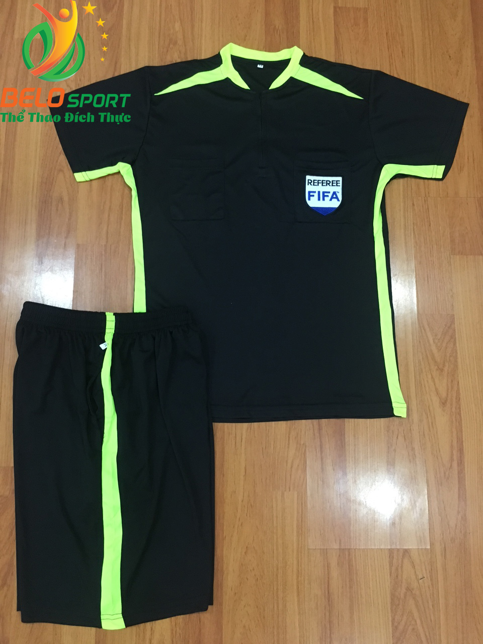 Áo Trọng Tài FiFa 2019 mã 068 màu đen