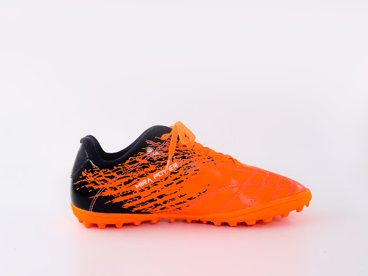 Giày bóng đá da Mira power màu Cam