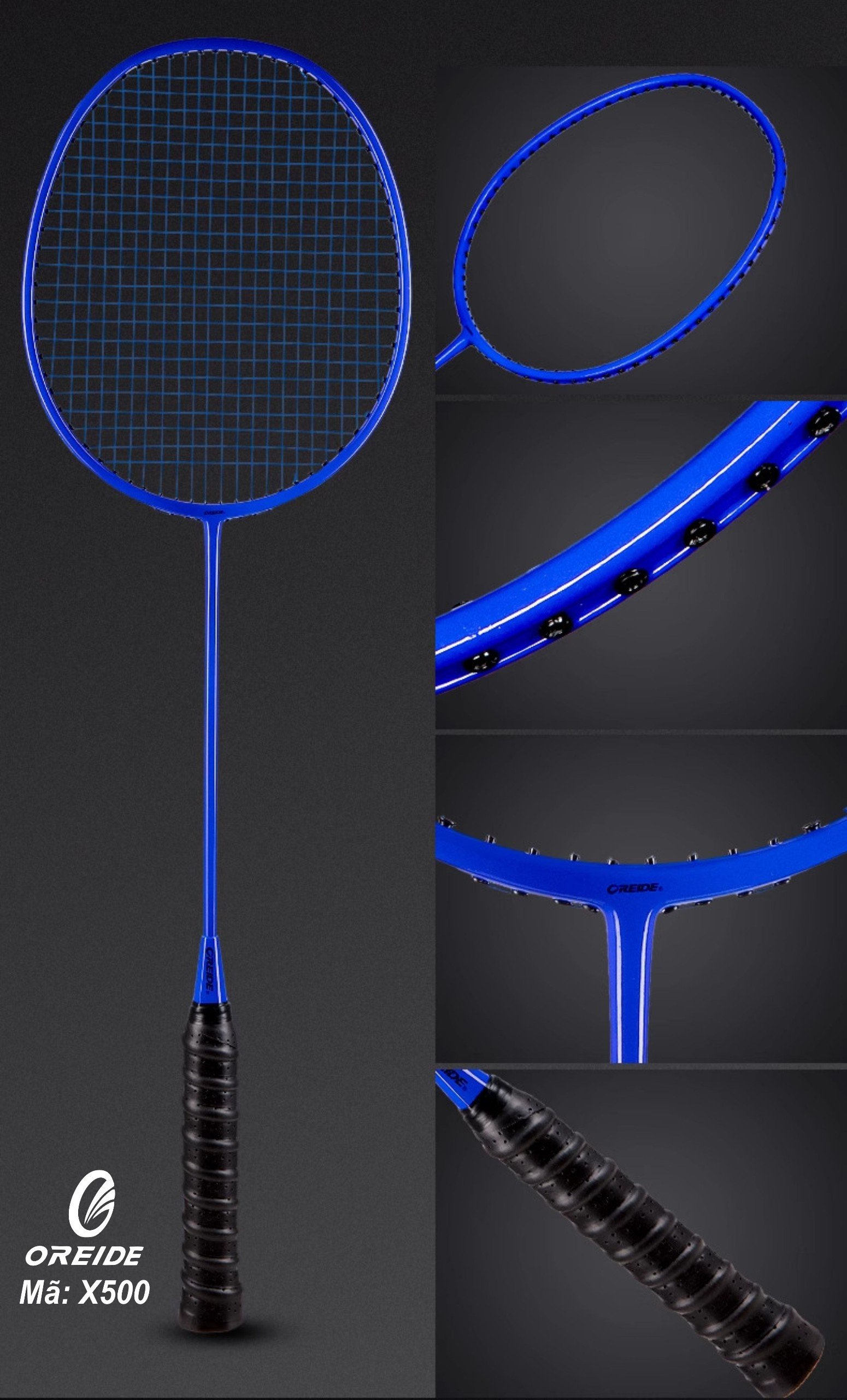 Vợt cầu lông Oreide X500 - Xanh
