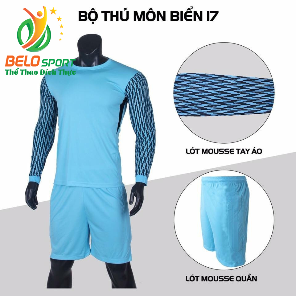 Áo thủ Môn cao cấp màu xanh biển