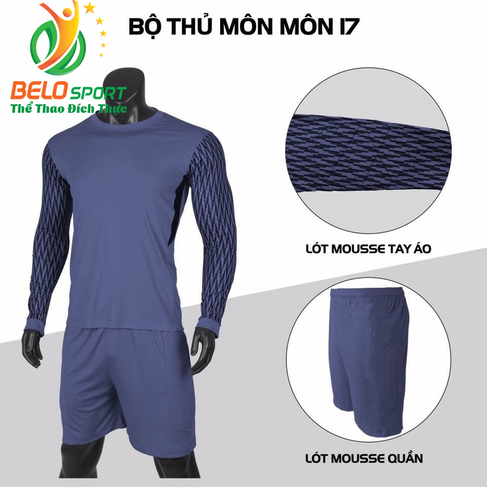 Áo thủ Môn cao cấp màu xanh