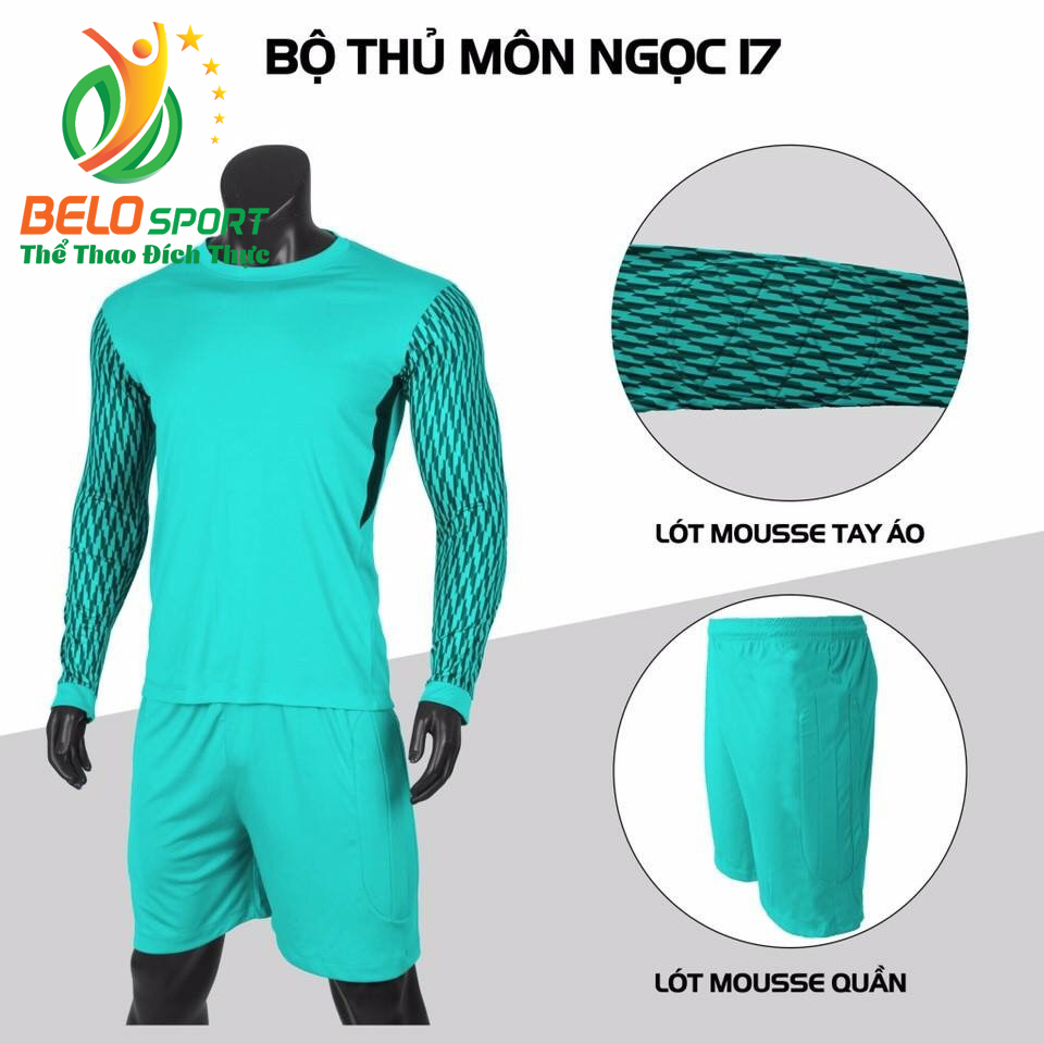 Áo thủ Môn cao cấp màu xanh ngọc