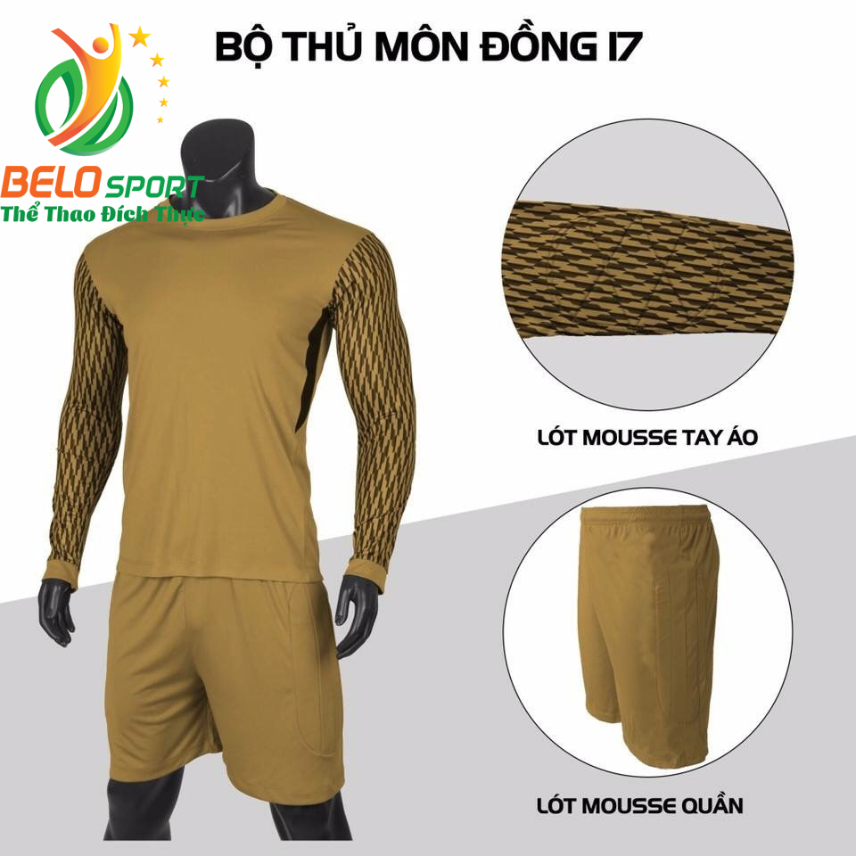 Áo thủ Môn cao cấp màu đồng