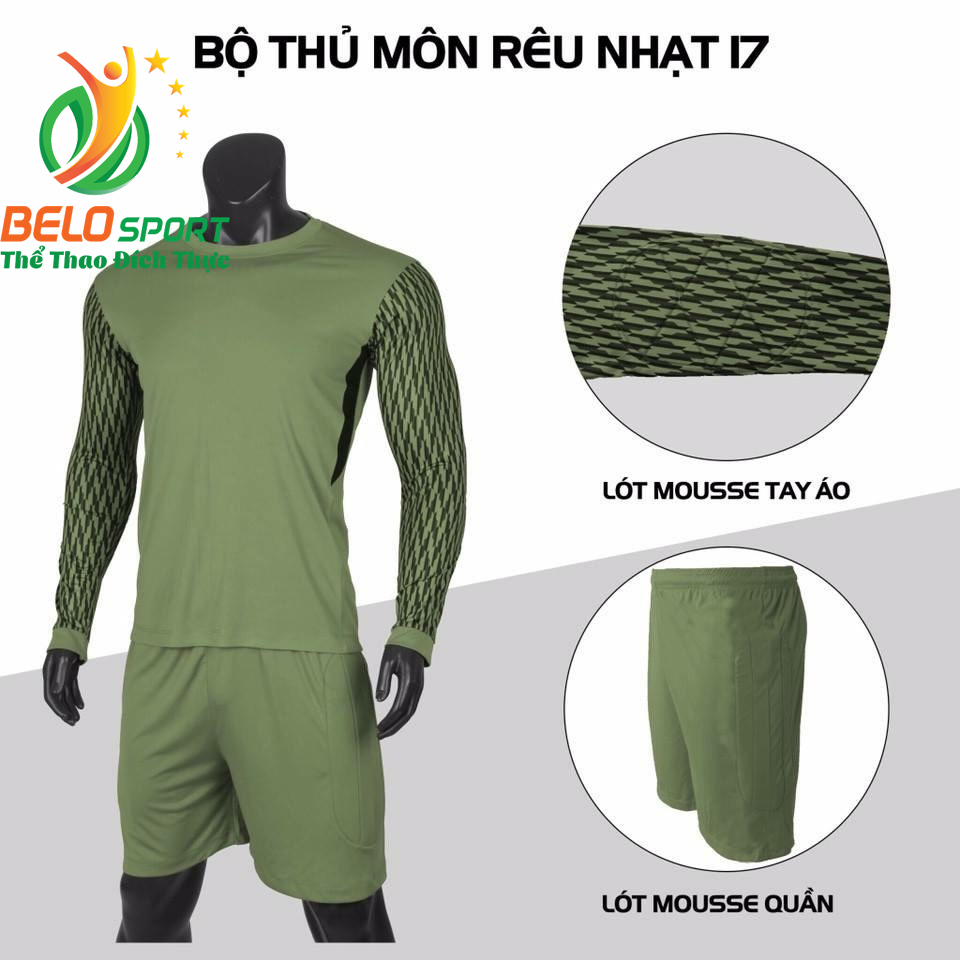 Áo thủ Môn cao cấp rêu nhạt