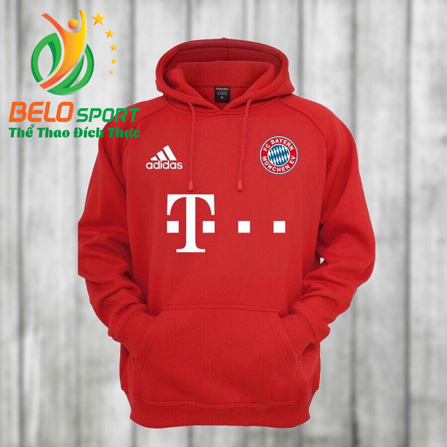 Áo khoác bóng đá Bayen 2018 màu đỏ