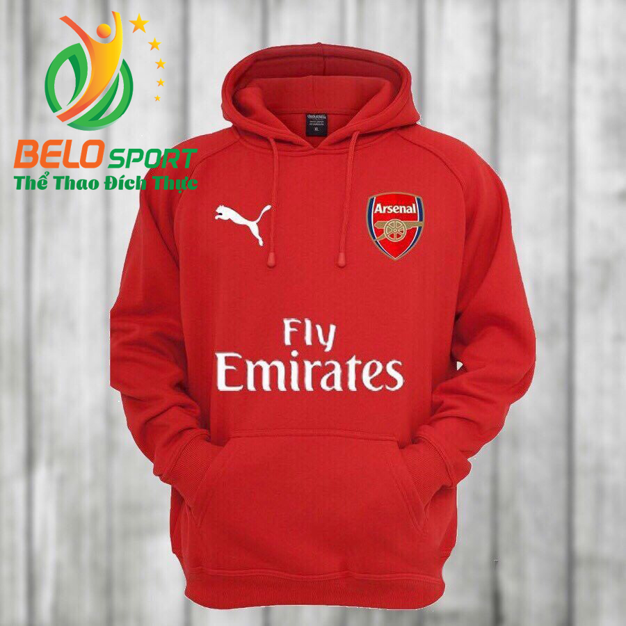 Áo khoác bóng đá Arsenal 18 màu đỏ