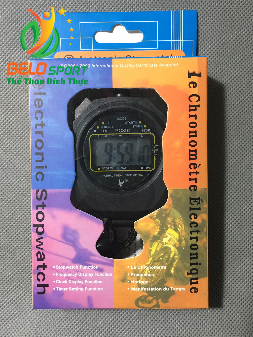 Đồng hồ bấm giây, bấm giờ thể thao 2 láp PC894 chính hãng giá rẻ nhất